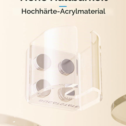 BUCATSTATE Magnetic Hamster Water Bottle Holder, Drip Proof, Height Adjustable, Fits Bottles up to Ø 2 Inches, for Hamsters & Small Pets. Holder Only, No Bottle