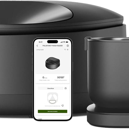 Bundle of PETLIBRO 2.4GHz WiFi Automatic Cat Feeder Wet Food + Cat Fountain Wireless