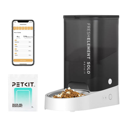 PETKIT Automatic Cat Feeder, 3 L, 1–10 Meals/Day for 1–15 Days, 304 Stainless Steel Bowl, Fresh Lock Technology