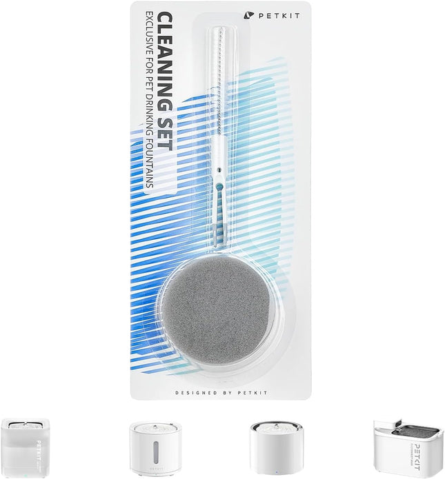 PETKIT Pet Water Fountain Cleaning Kit, Cat Water Fountain Brush, Brush and Sponge for Cat Water Fountain