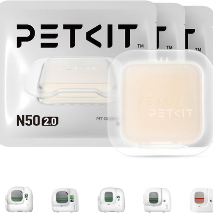 PETKIT Odour Eliminator for Pura Max Pura Max 2 & PUROBOT Max Pro 2 Self-Cleaning Cat Litter Tray Odour Control (Pack of 3)