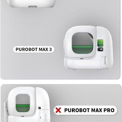 PETKIT Magnetic Dust Cover Curtain 3.0 for PUROBOT Max Pro 2, Reduces Scattering Travel, Odour Isolation, Magnetic Closure, Semi-Transparent (Not Compatible with PUROBOT MAX PRO & PURA MAX 2)