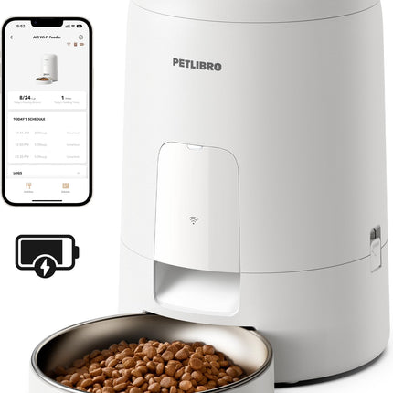 PETLIBRO Automatic Cat Feeder, Wireless 2.4G WiFi Intelligent Feeder Cat