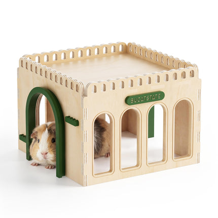BUCATSTATE Wooden Guinea Pig Ladder with Hideout