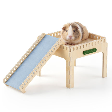BUCATSTATE Wooden Guinea Pig Ladder with Hideout