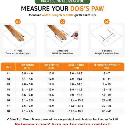 Gimars Paw Protector Dog Shoes, Waterproof and Non-Slip, Breathable for Outdoor and Hot Walkways, with Reflective Straps for Small Medium Large Dogs, Set of 2, Black #5